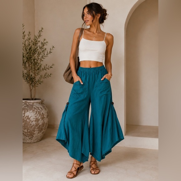Denim - Vintage Wide-Leg Pants